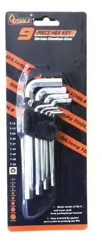 Miniatura 3 de JUEGO X 9 LLAVES DE ALLEN EN METRICA HEX